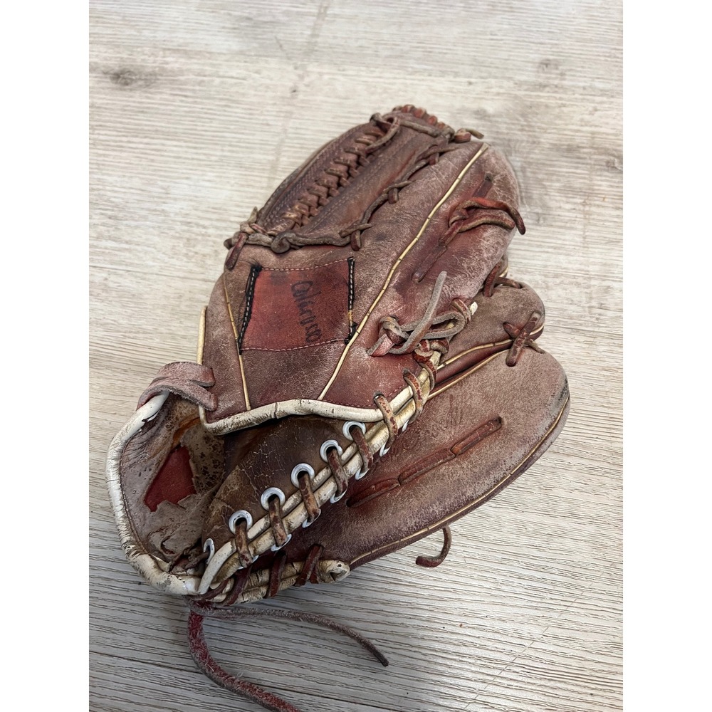 Lou Brock 1171 Red 12" Franklin Baseball Glove Mitt RH‎ Throw Vtg